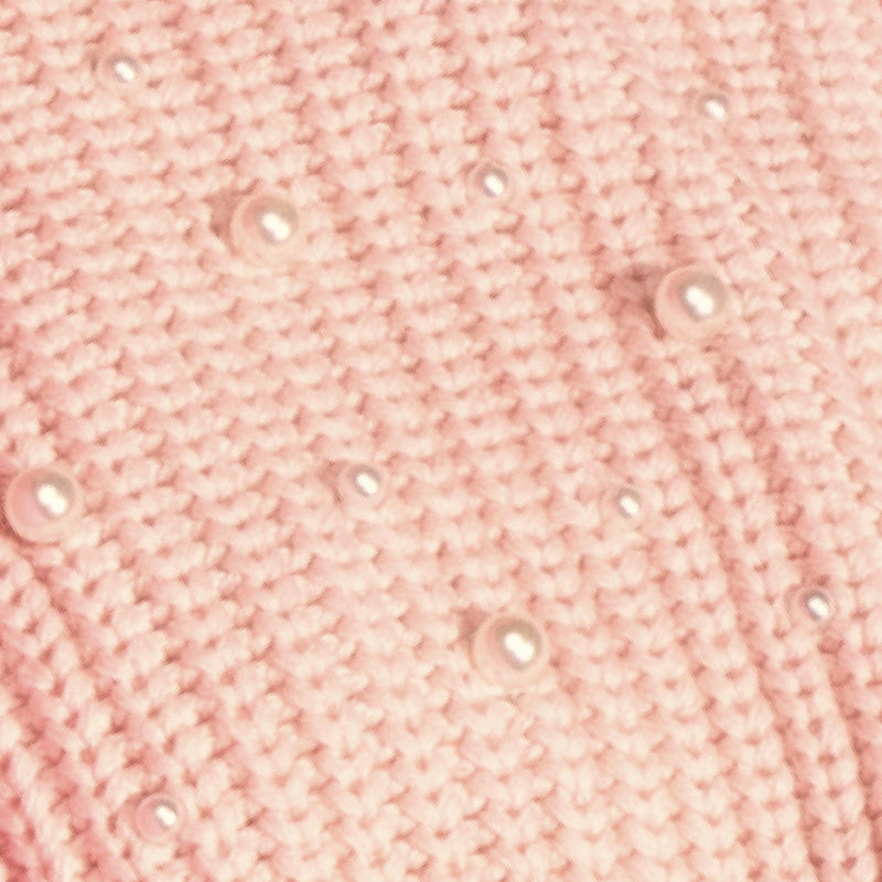 Barbie™ Blush Pearled Knit Mittens