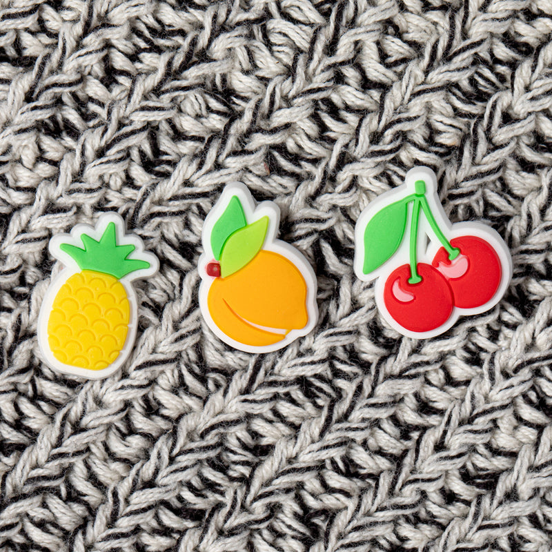 Beanie Charm Pack: Pineapple, Peach, Cherries