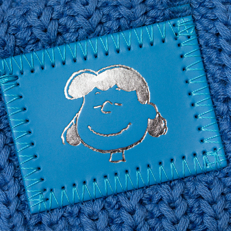 Lucy Soft Blue Pom Beanie