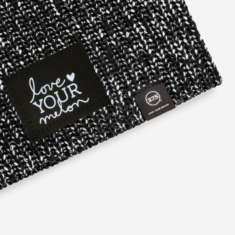 Black and White Speckled 37.5 Lightweight Beanie