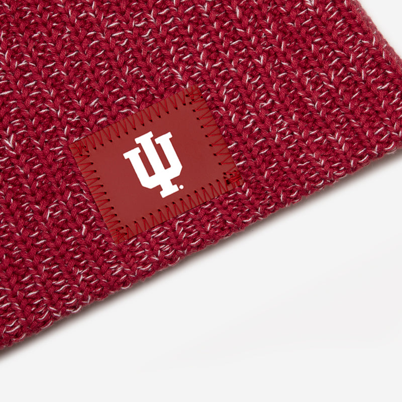 Indiana Hoosiers Crimson and White Speckled Beanie