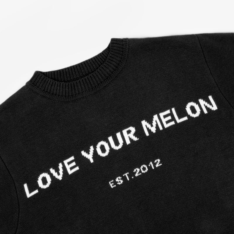 Black Est. Logo Sweater-Love Your Melon