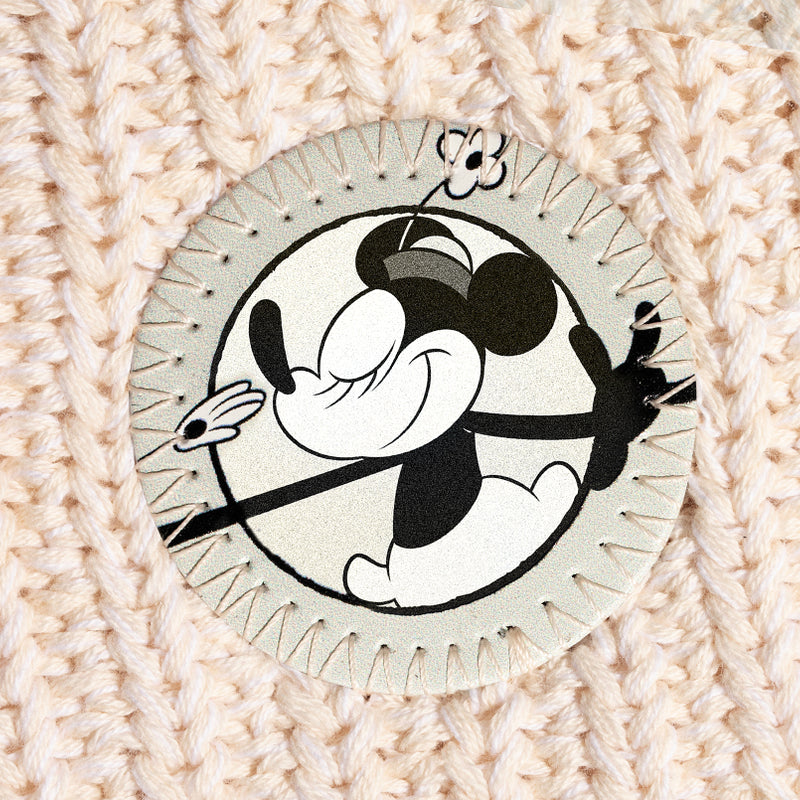 Minnie Mouse Disney 100th White Speckled Beanie