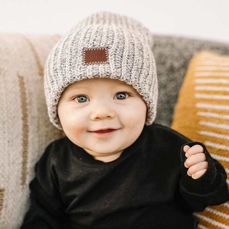 Toddler Gray Speckled Beanie