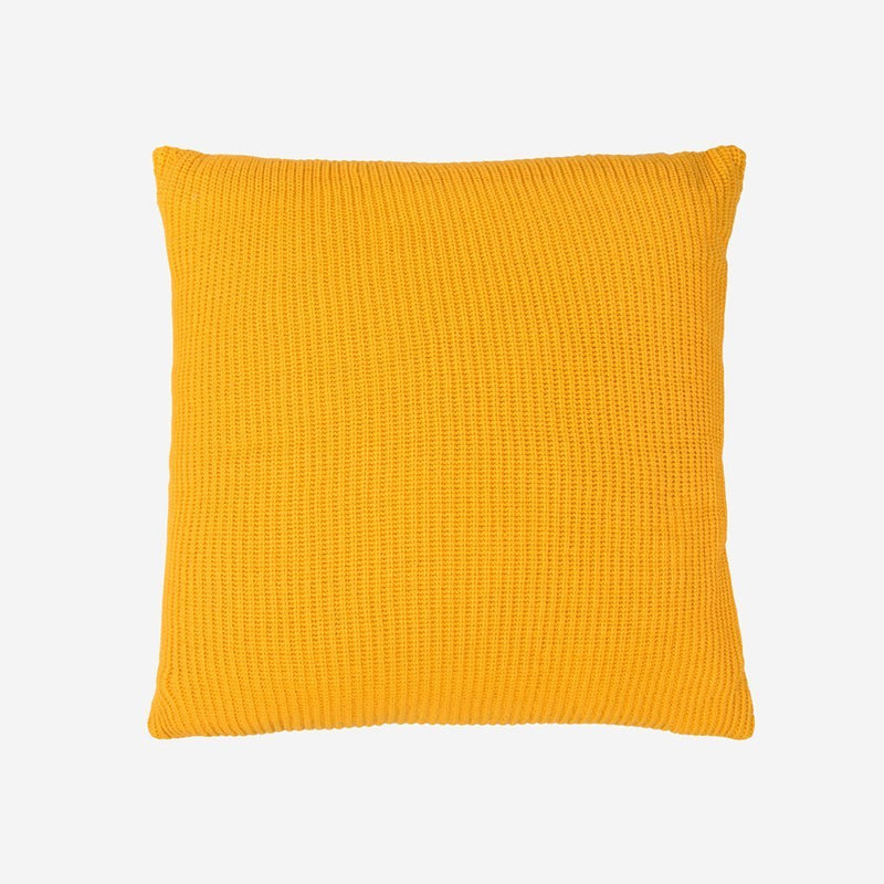 Sun Yellow Large Knit Throw Pillow-Accessory-Love Your Melon