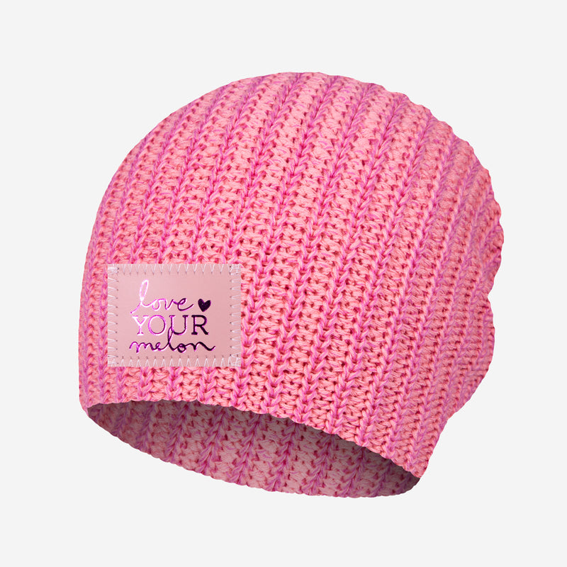 Pink and Fuschia Speckled Beanie