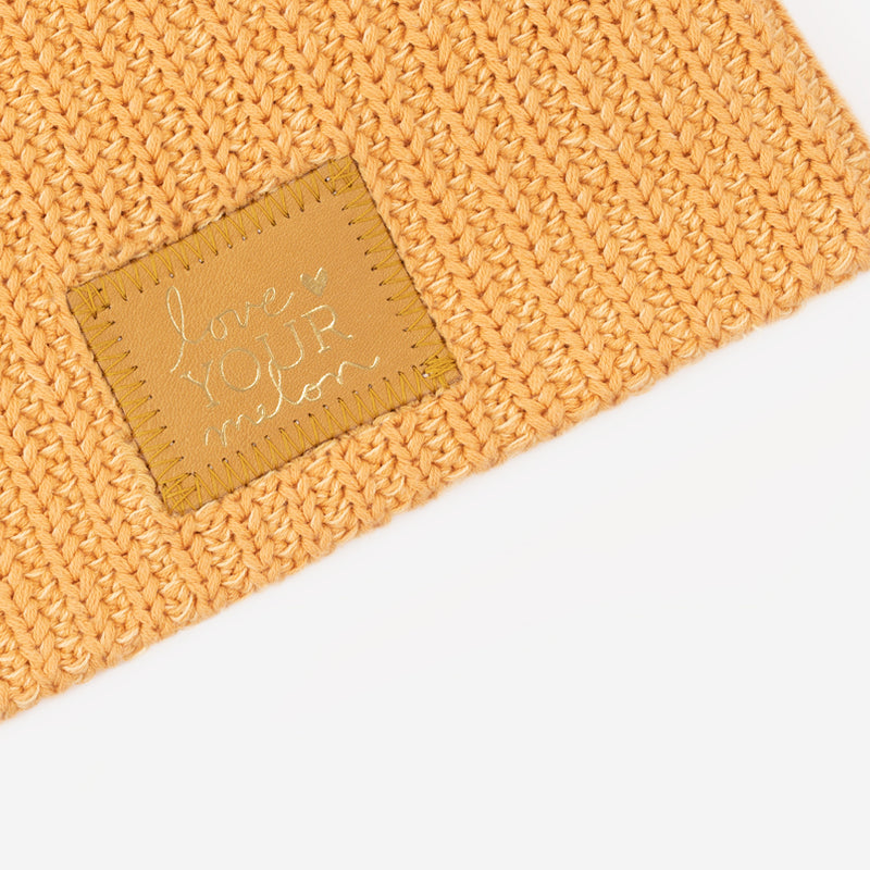 Mustard Yellow and Limelight Speckled Beanie
