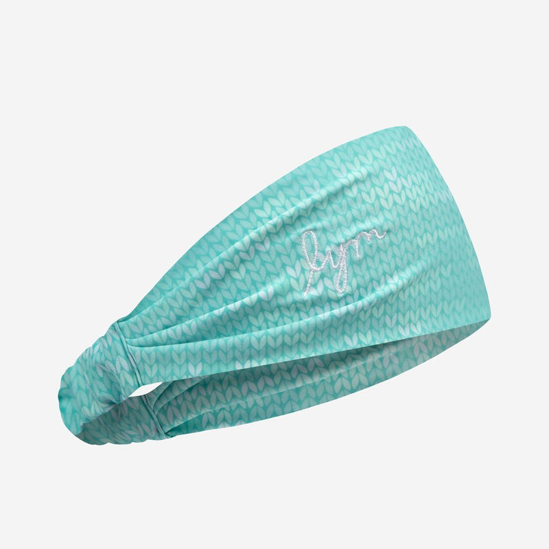 Seafoam Knit Camo Athletic Headband