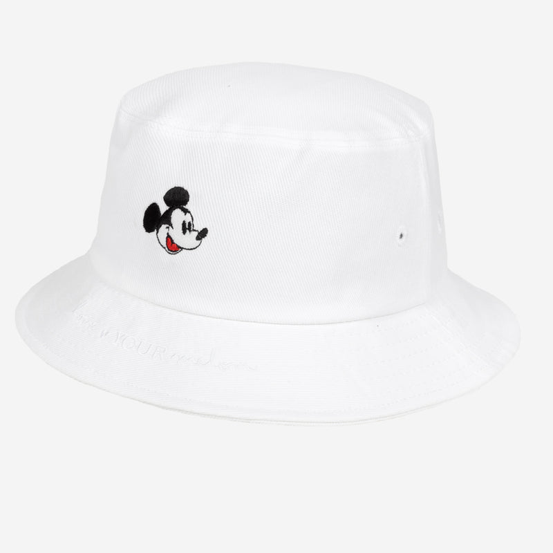 White Mickey Mouse Bucket Hat