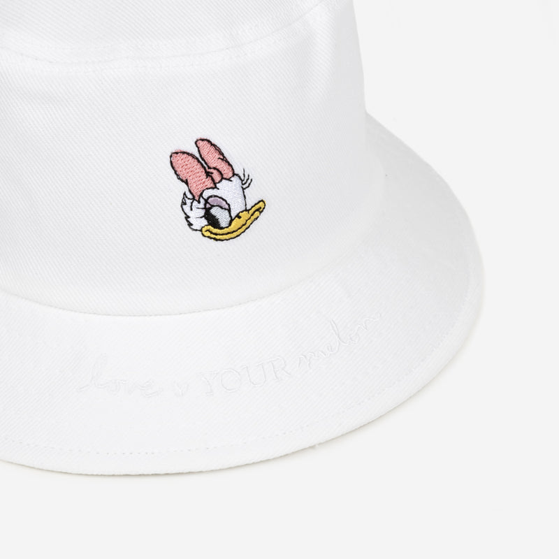 White Daisy Duck Bucket Hat