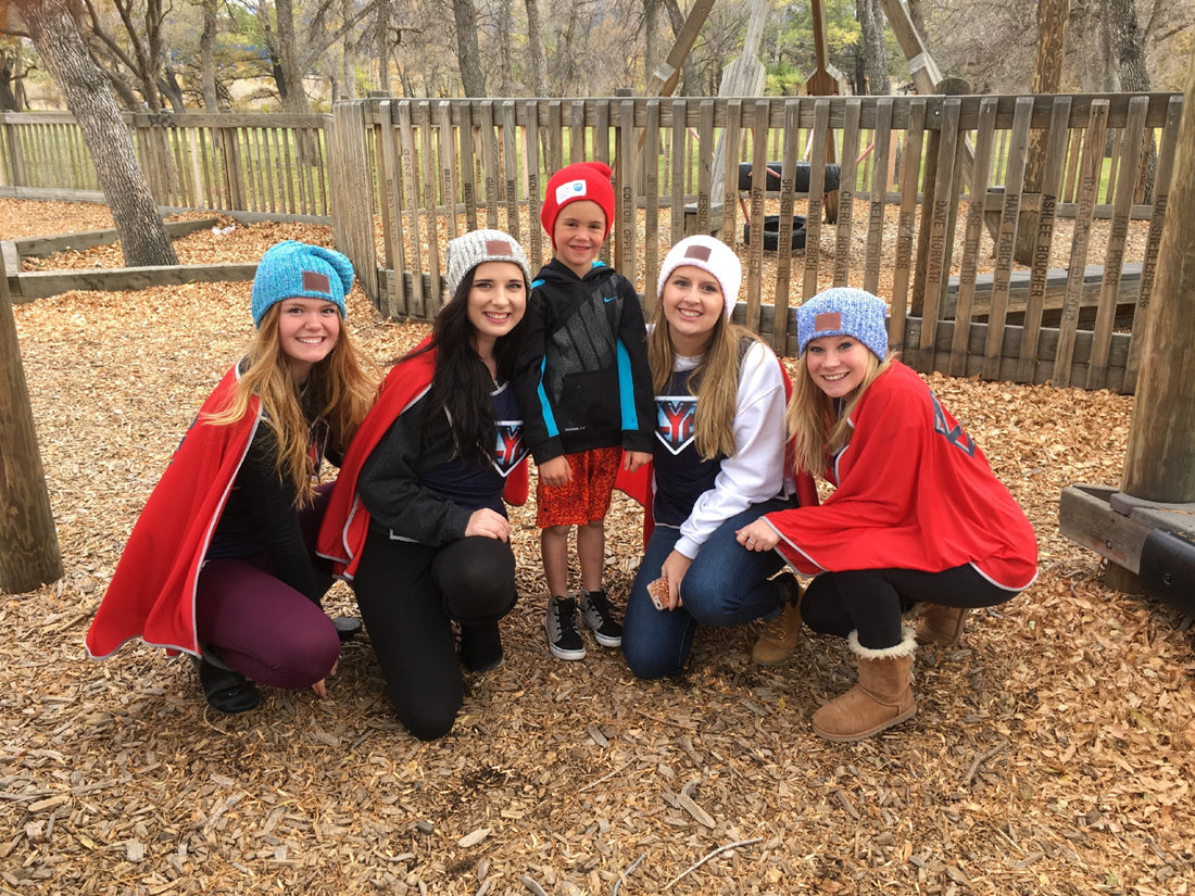 MATTIX'S SUPERHERO VISIT