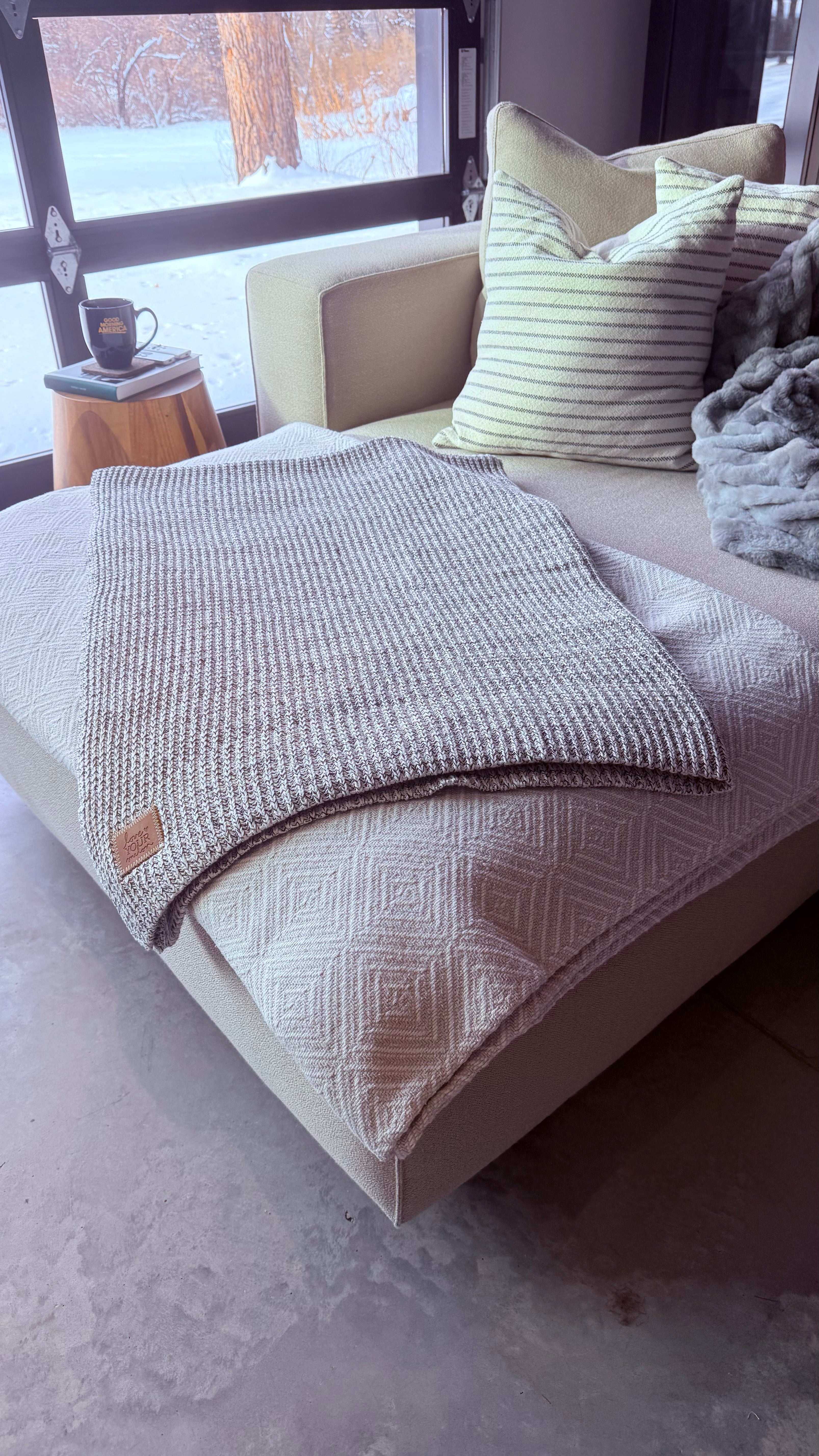 Black Speckled Blanket