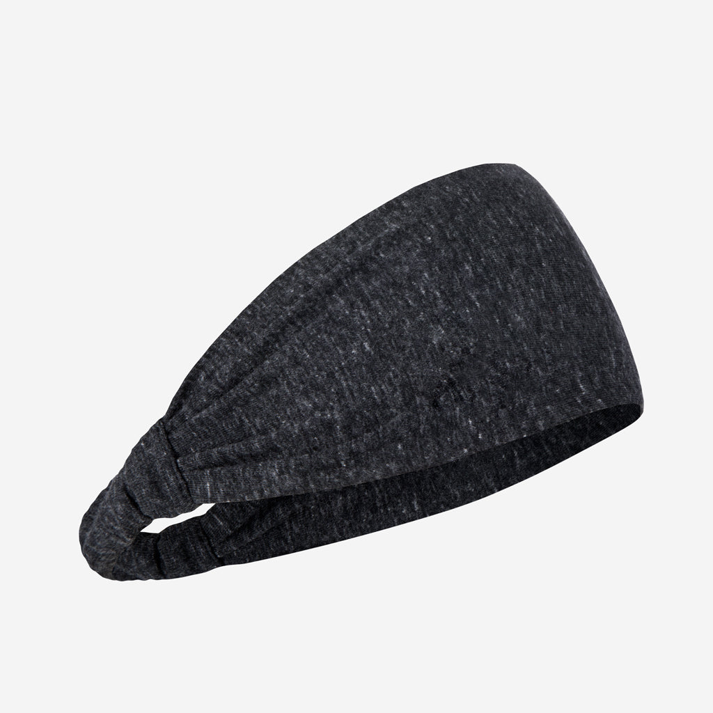 Charcoal Tri-Blend Basics Scrunch Headband (Blank)