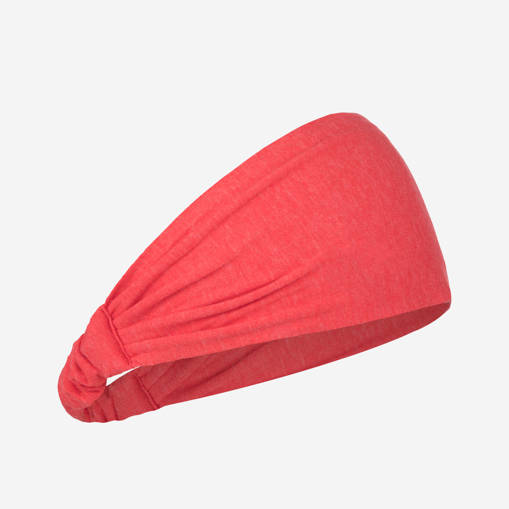 Red Tri-Blend Basic Scrunch Headband (Blank)