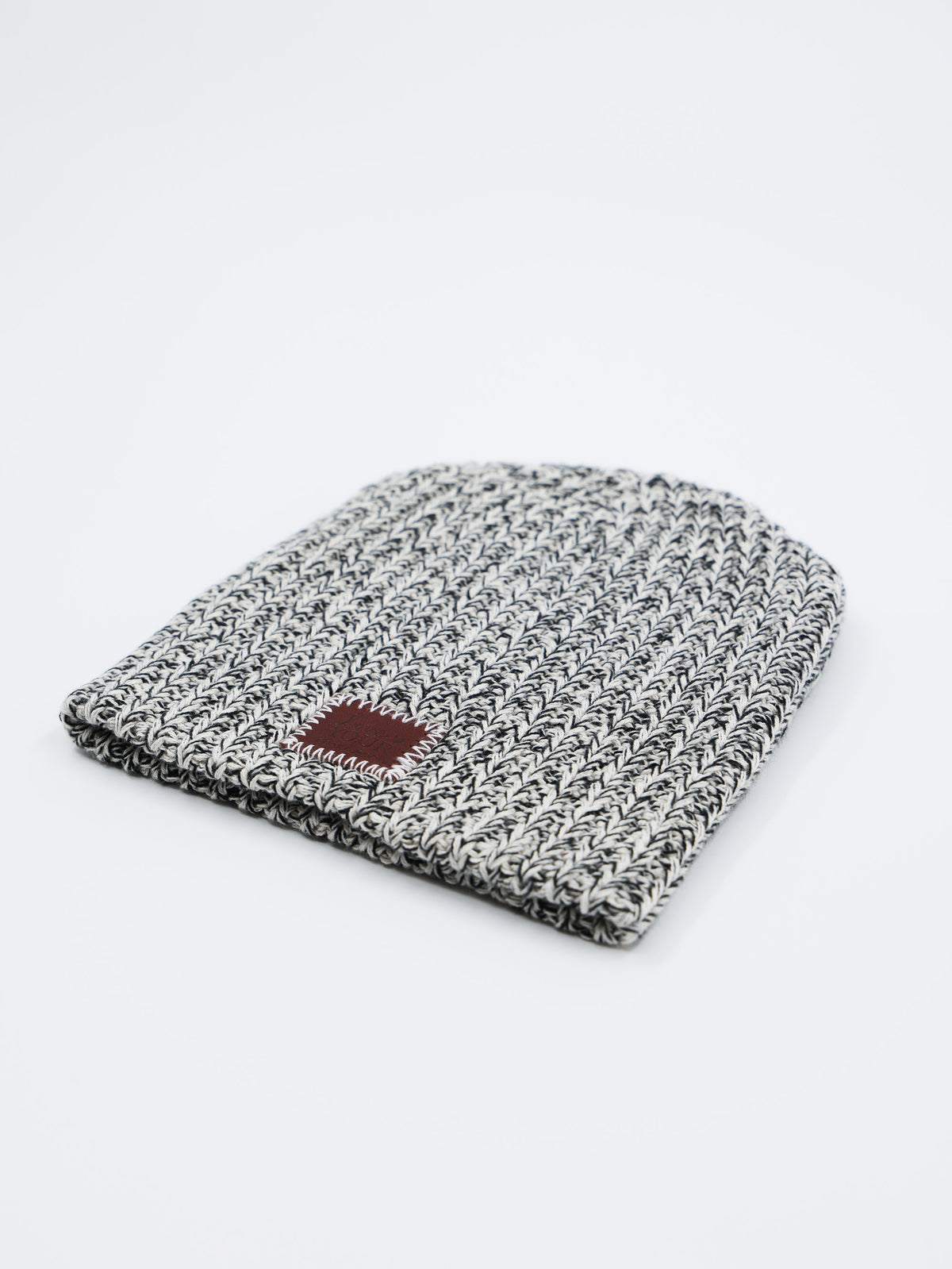 Love Your Melon NAVY AND WHITE SPECKLED BEANIE Classics Cuffed Beanie – Love Your Melon main image 4