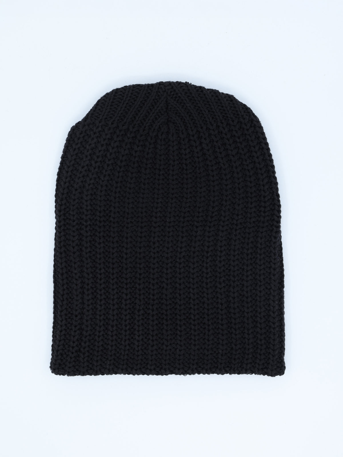 Classic Black Knit Beanie Ballin Classic Black Knit Beanie Hat Unisex main image 2