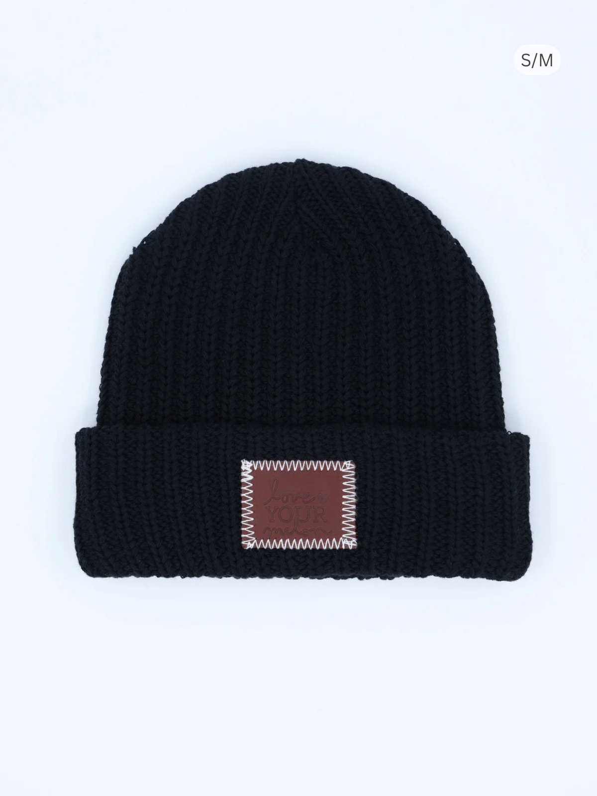 2 Love Your Melon Distressed Slouchy Beanies Burgundy_Natural_Pom_Sizing-  main image 2