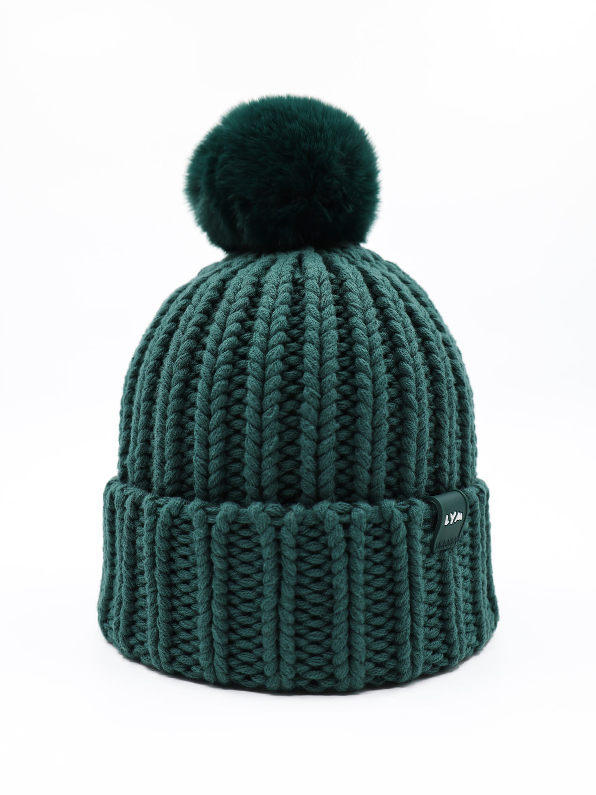 Chunky Knit Essentials Pom Beanie