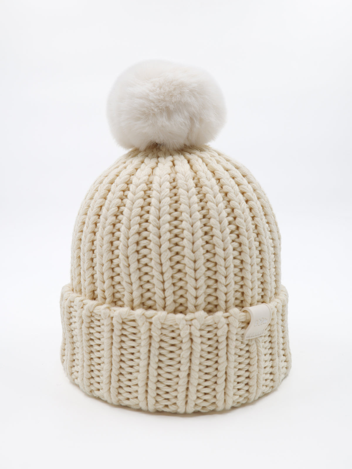 Chunky Knit Essentials Pom Beanie
