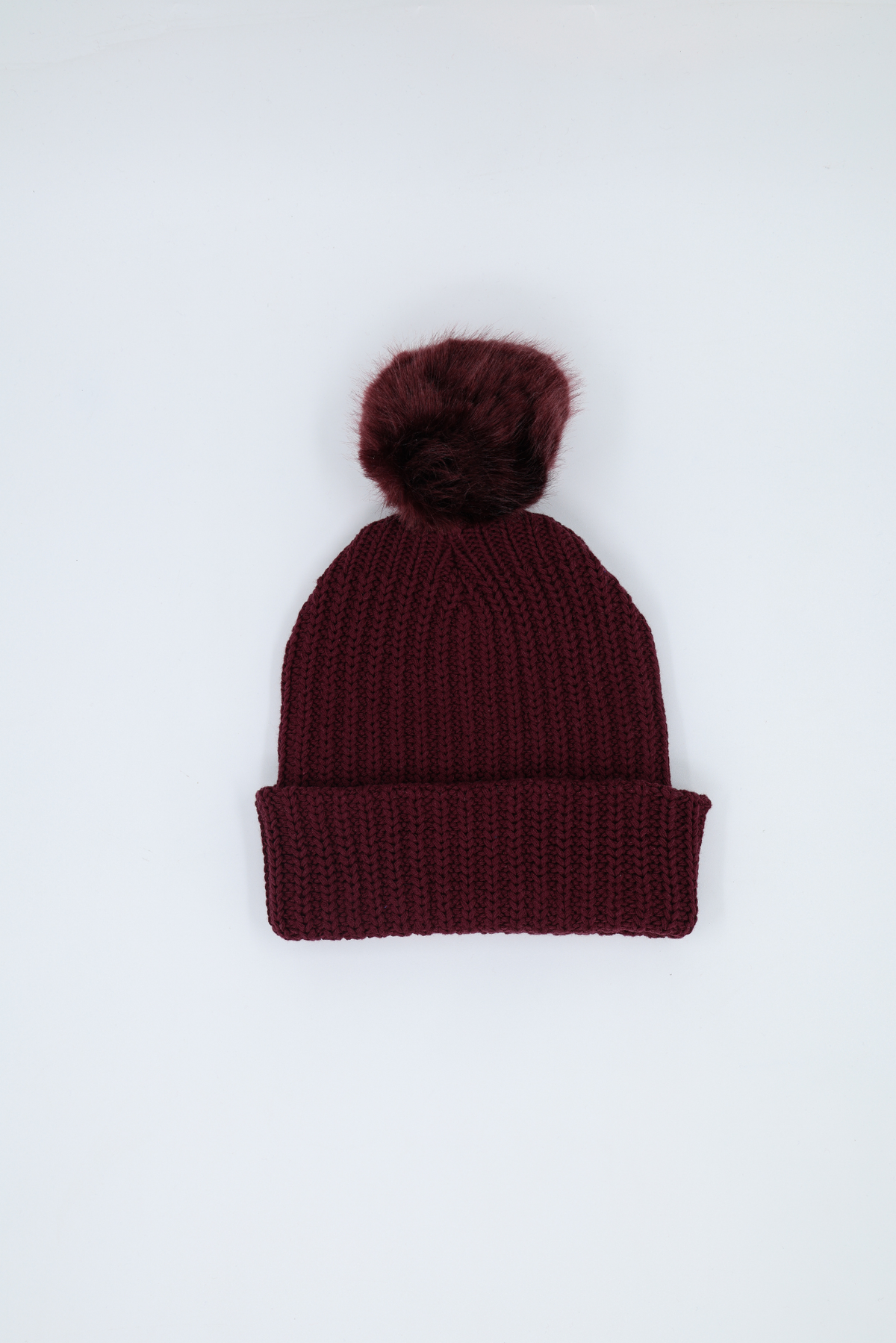 Norla - 2/$75 Beanie with Pom Pom, Burgundy. Very soft. NWT Burgundy Wool Beanie with Pom Pom - Hats & Beanies for Women  main image 2