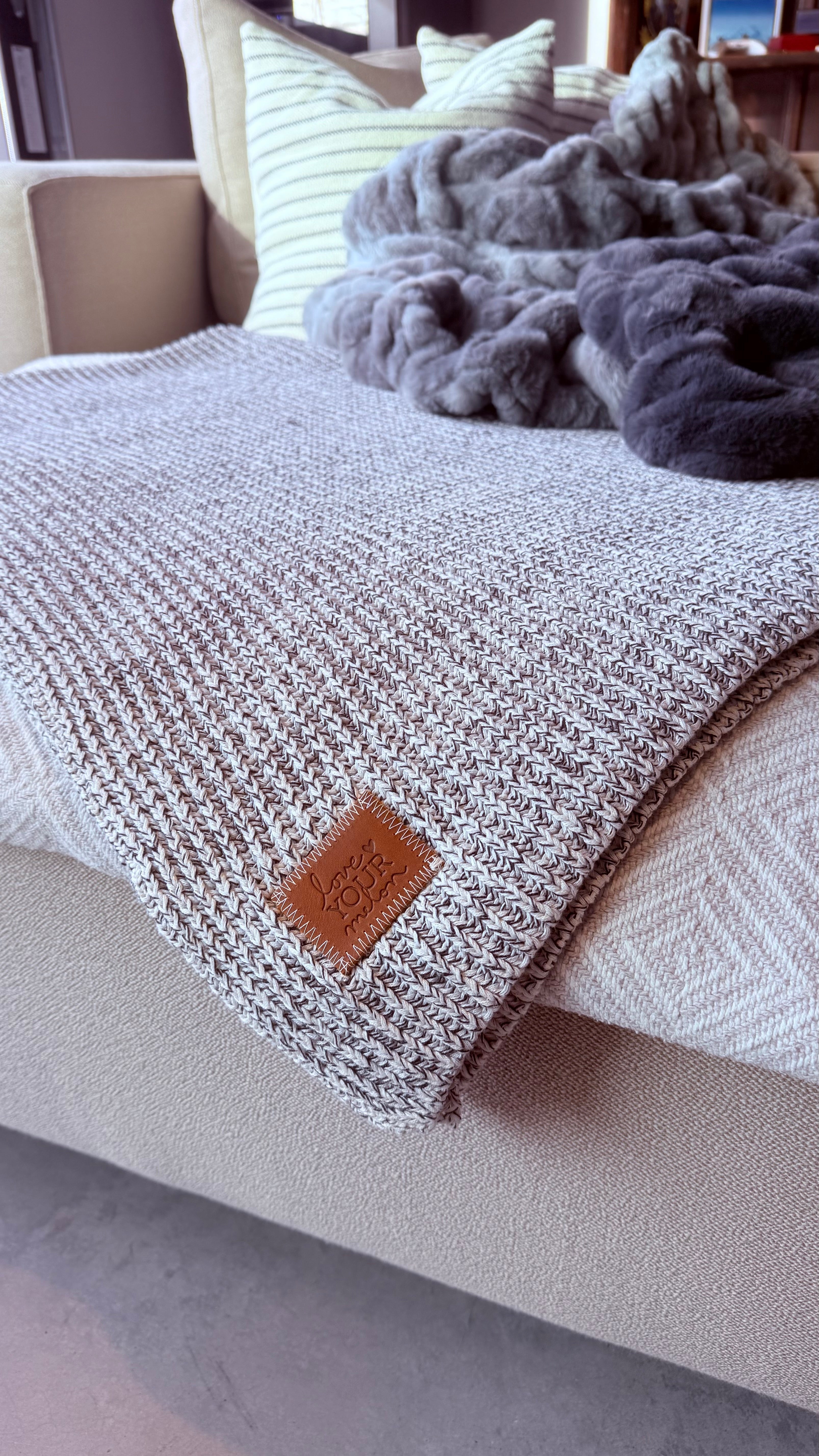 Black Speckled Blanket