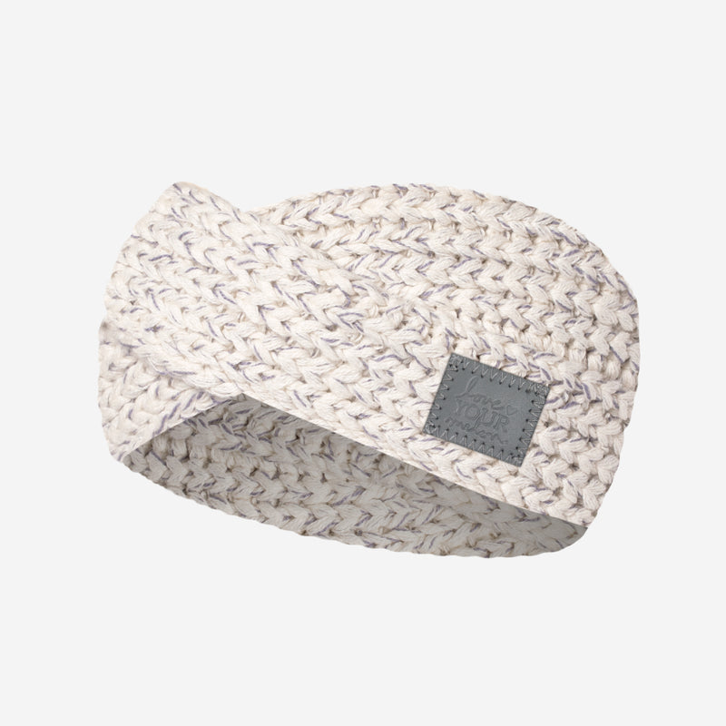 Gray Speckled Criss-Cross Headband