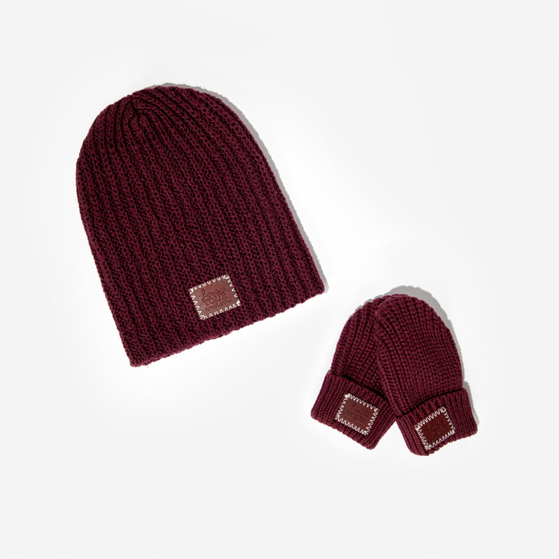 The Essential Winter Set: Toddler Edition: Burgundy