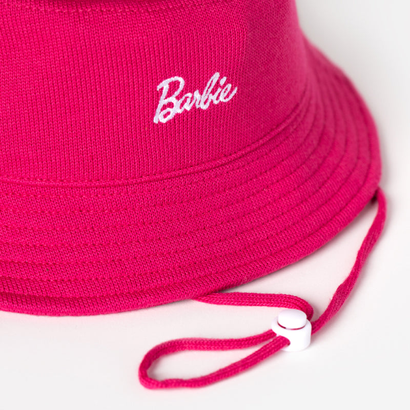 Love Your Melon adult Barbie Hero Booney Hat in Pink | Polyester/Nylon/Viscose