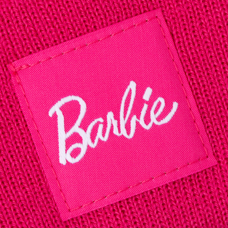Barbie™ Neon Pink Acrylic Cuffed Beanie