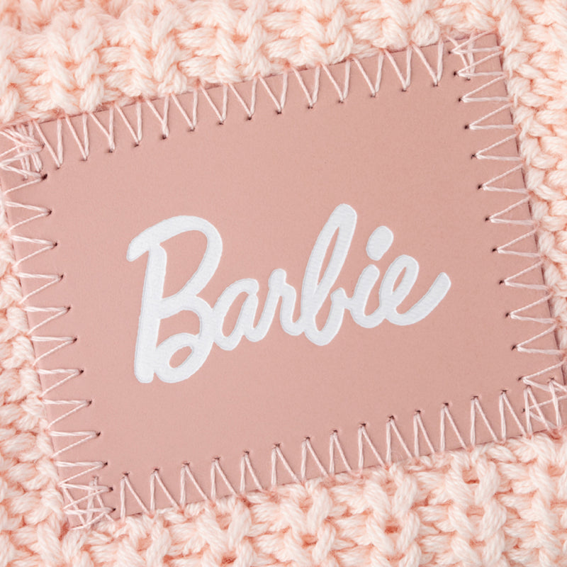 Barbie™ Blush Satin Lined Pom Beanie