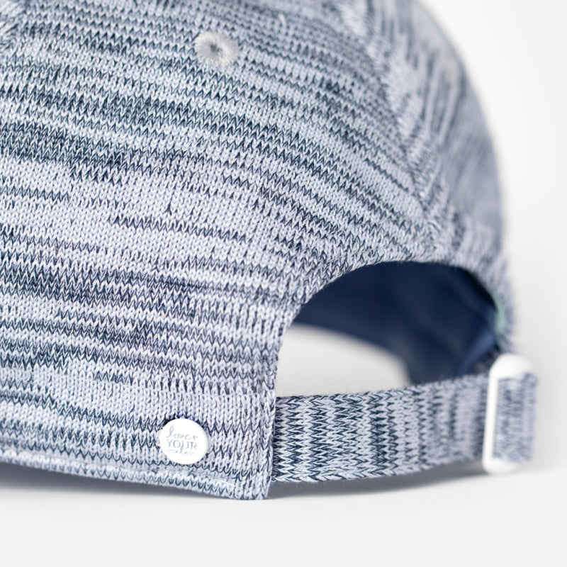 Periwinkle and Navy Speckled Hero Cap