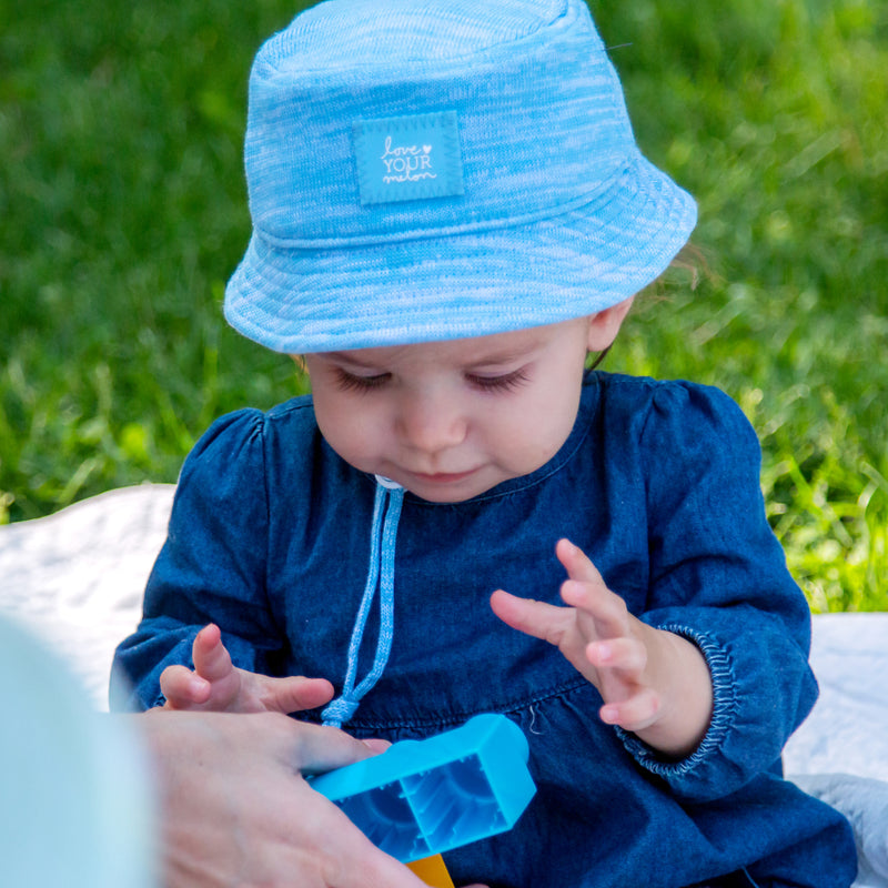Baby Blue Speckled Hero Bucket Hat