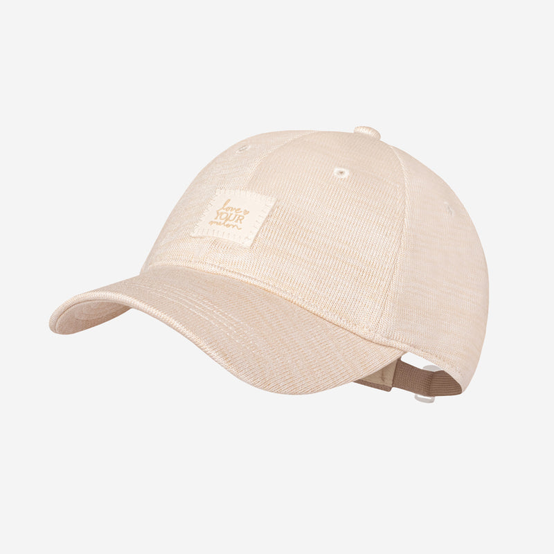 Kids Natural and Mocha Speckled Hero Cap