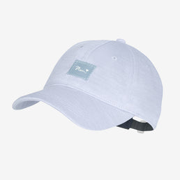 Baby Blue and White Speckled “Mom” Hero Cap