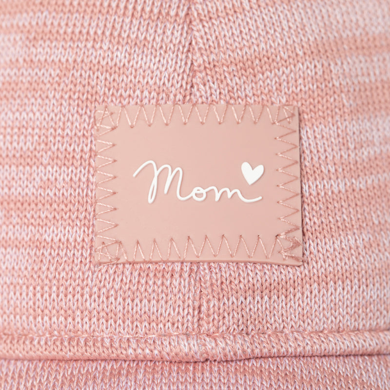 Rose and White Speckled “Mom” Hero Cap