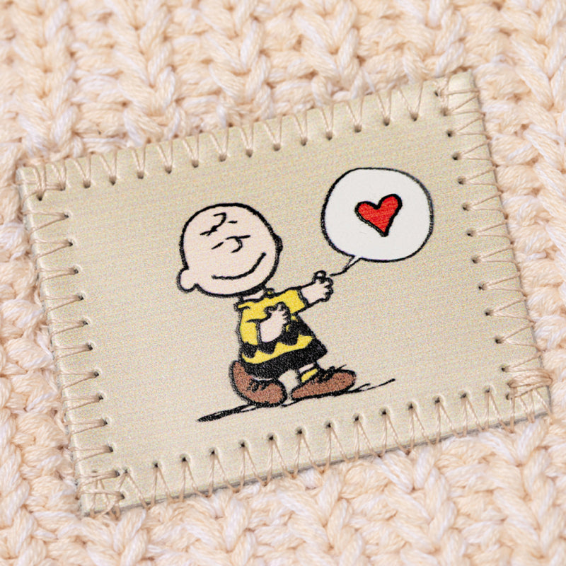 Charlie Brown White Speckled Beanie
