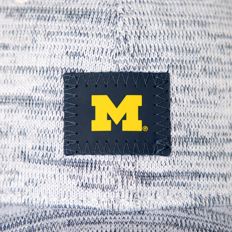 Michigan Wolverines White and Navy Speckled Hero Cap