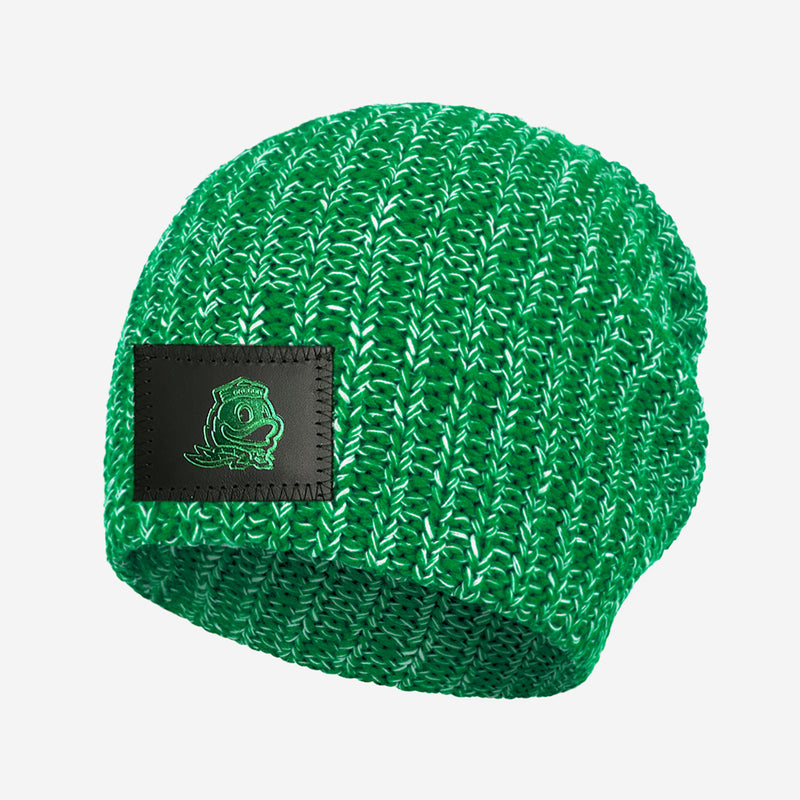 Oregon Ducks Pine Green and White Speckled Beanie