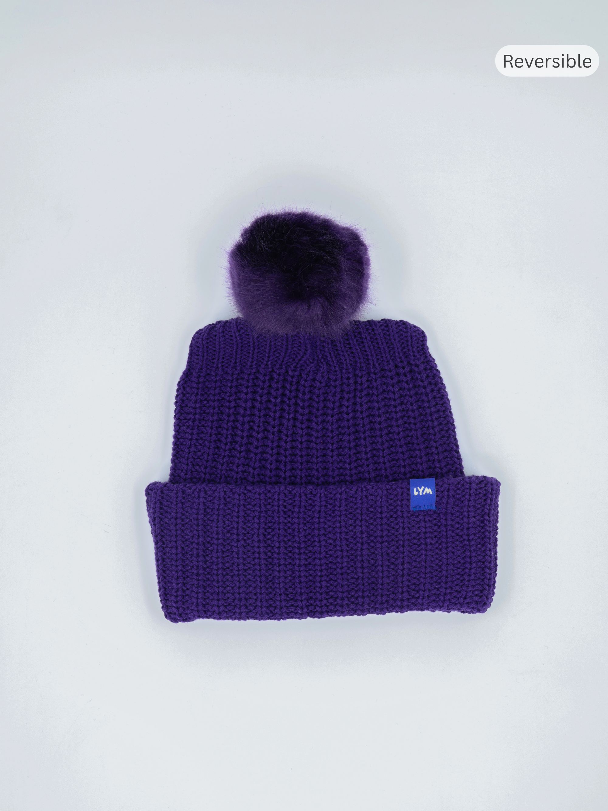 Monochrome Essentials Pom Beanies