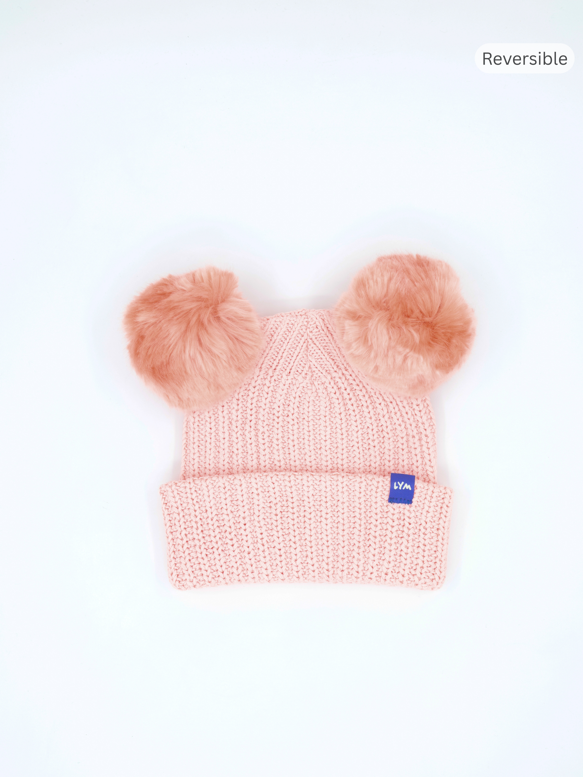 Monochrome Essential Double Pom Beanies