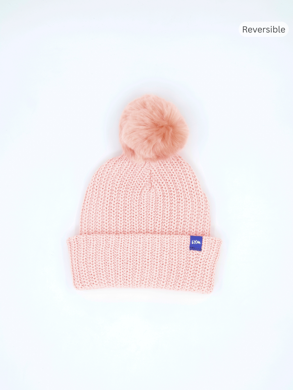 Love Your Melon Blush Rose Foul Pom Beanie. Love Your Melon + Candyland POM Beanie - Candyland Store main image 4