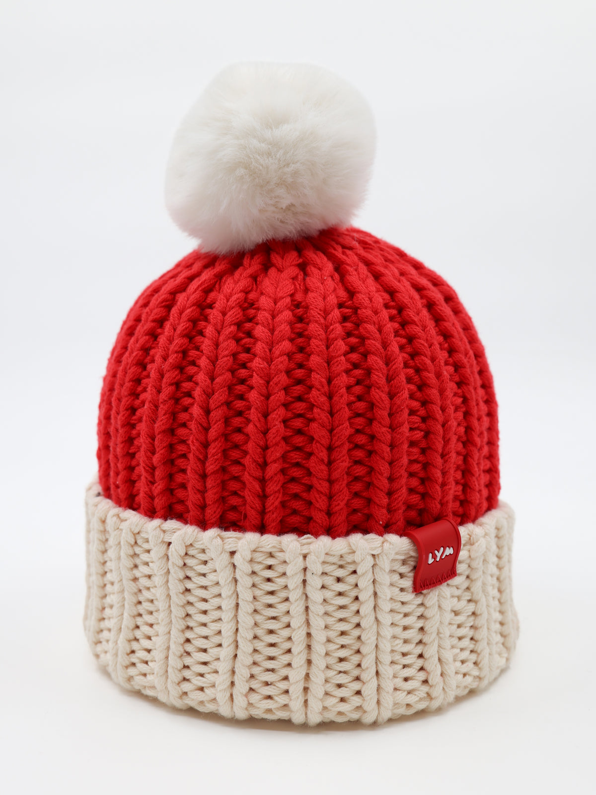 Santa Chunky Knit Essentials Pom Beanie