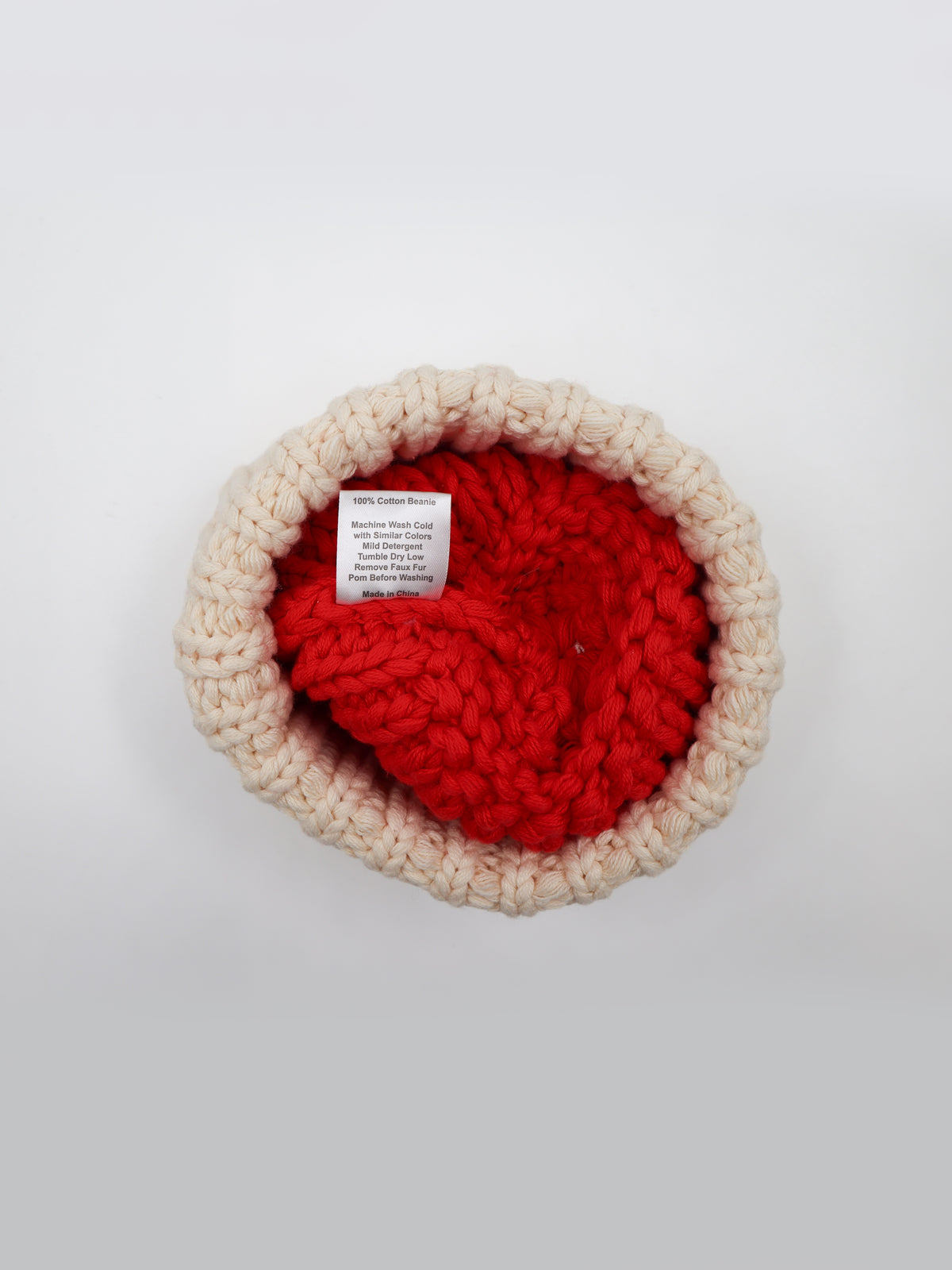 Santa Chunky Knit Essentials Pom Beanie