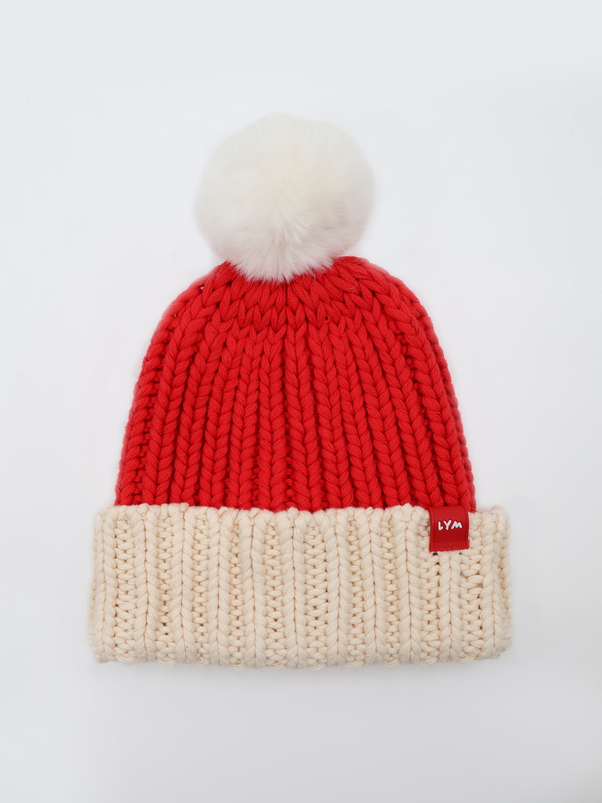 Santa Chunky Knit Essentials Pom Beanie