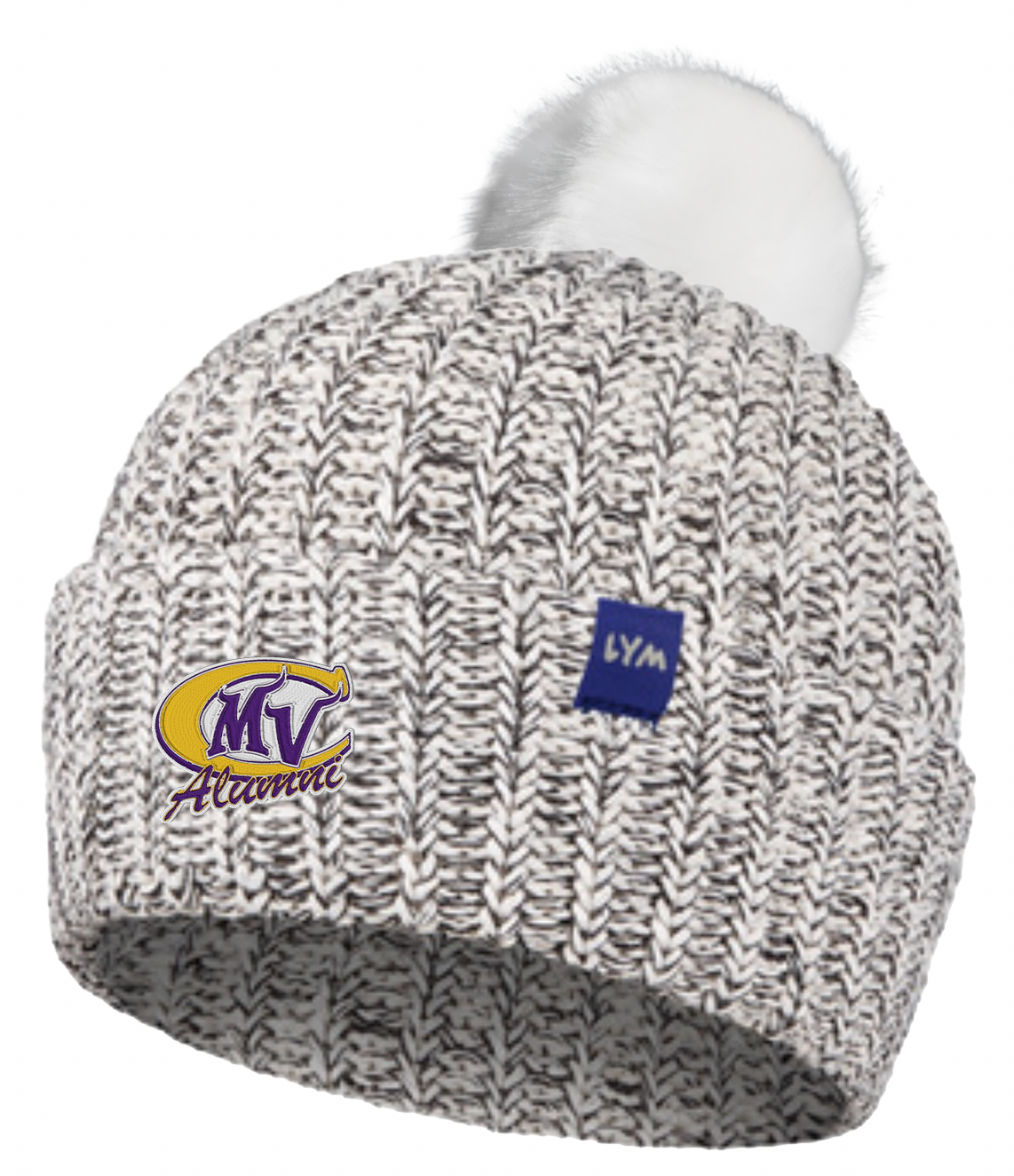 MVC Primary Logo Black Speckled Essentials Beanie