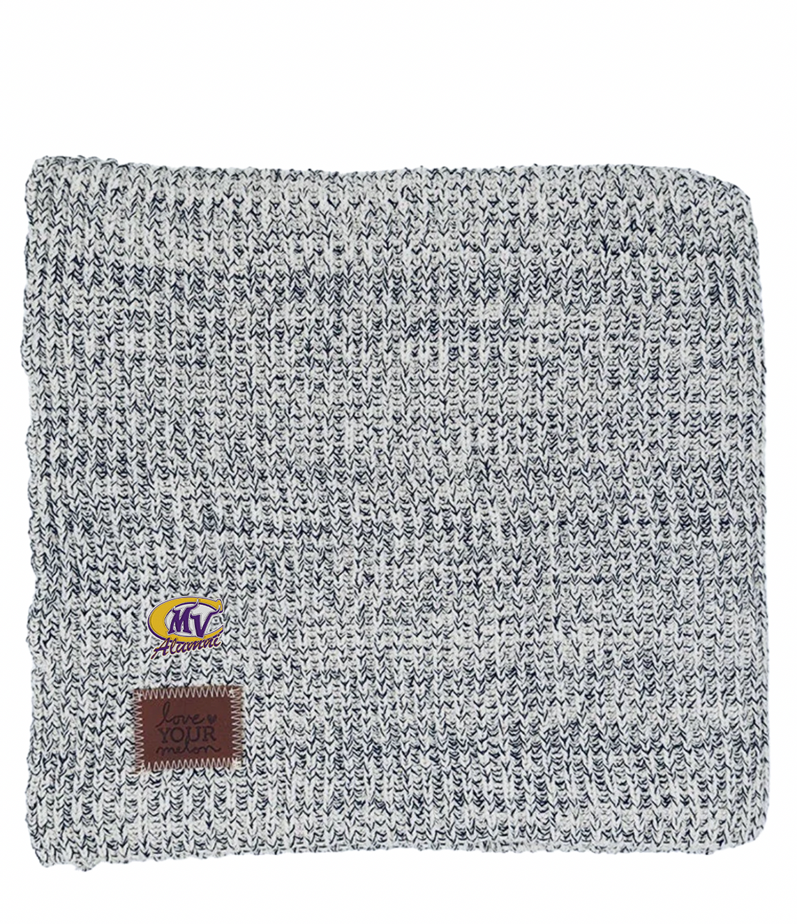 MVC Alumni Black Speckled Blanket