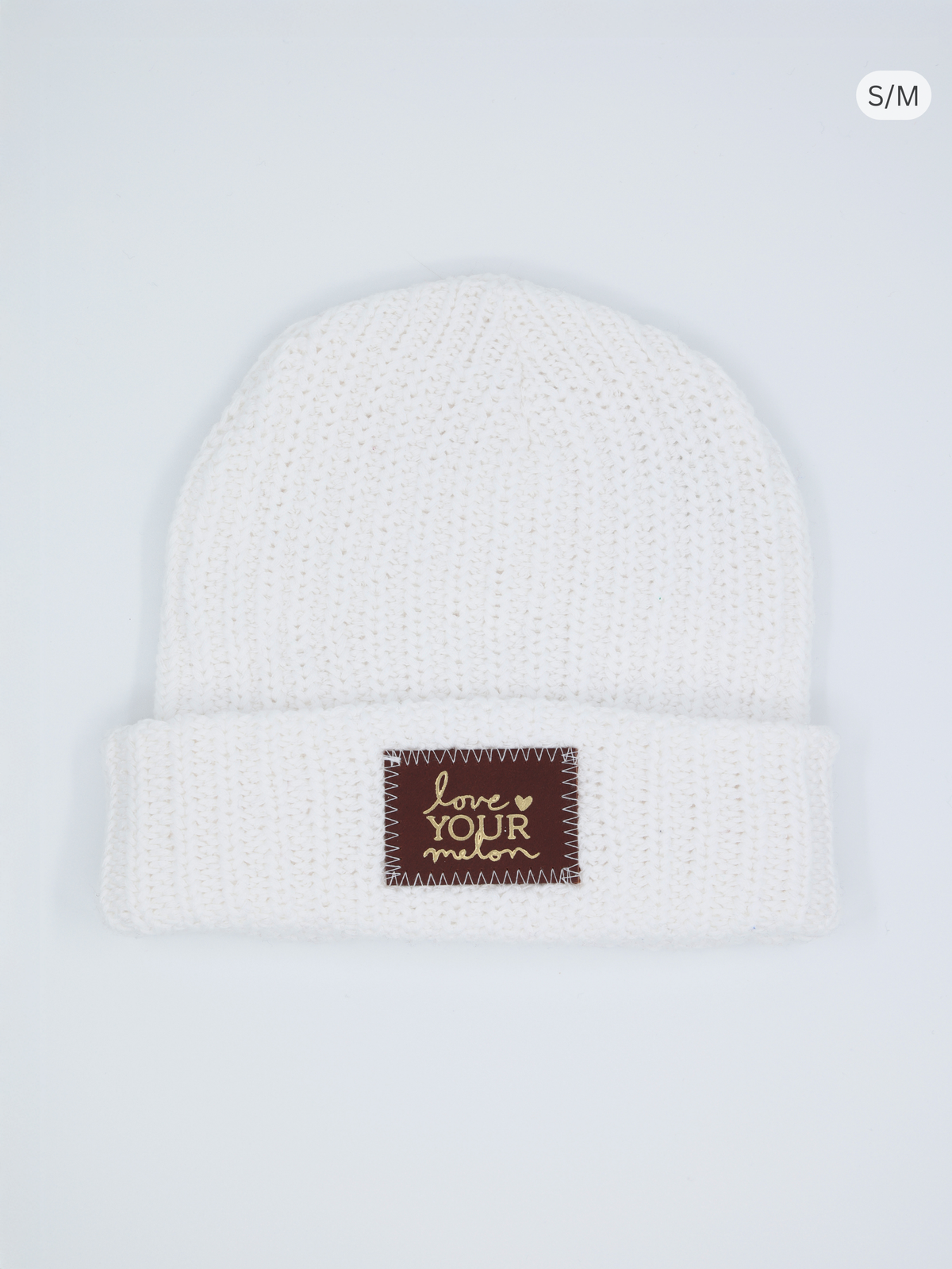 Limited Edition Love Your Melon Red Knit Beanie Tuque with White & Gold Patch The moment is here. Love Your Melon × Detroit Red Wings. A  main image 2
