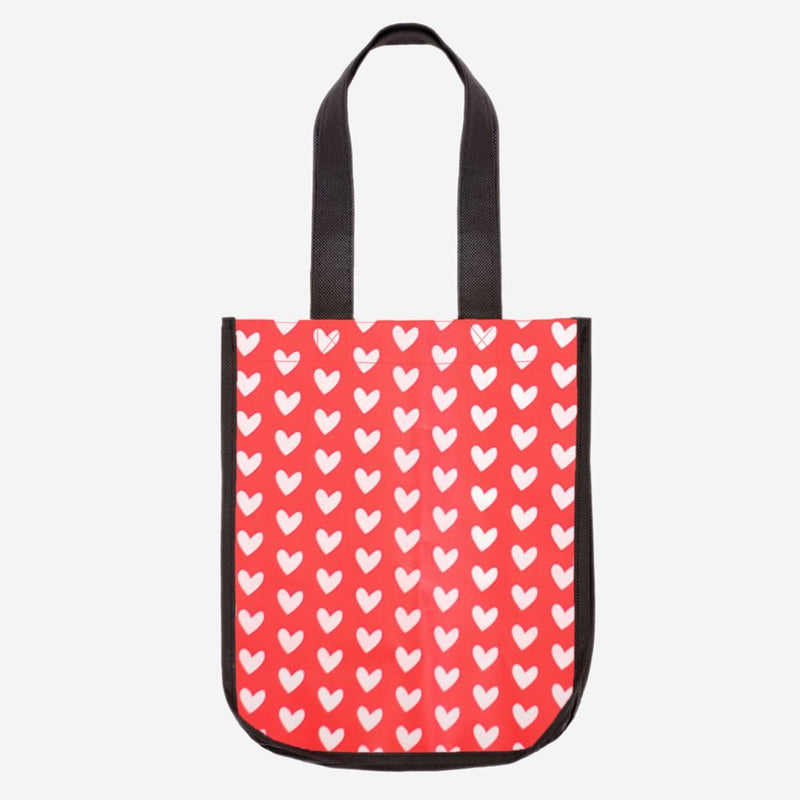 Small Red Heart Reusable Tote