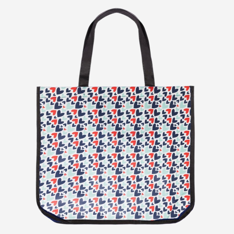 Large Navy We Can Change the World Reusable Tote
