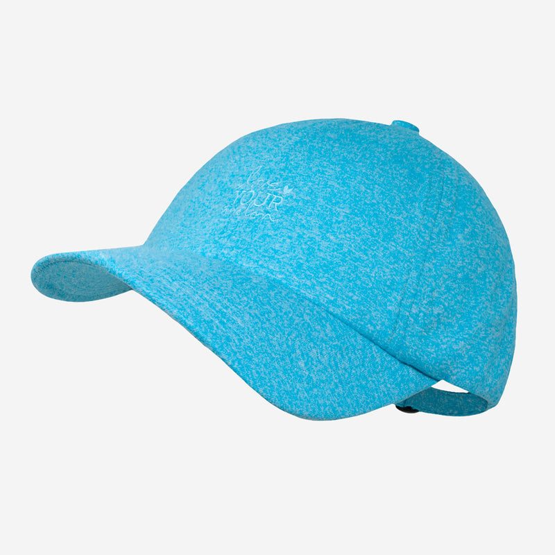 Caribbean Blue Monochrome Athletic Cap